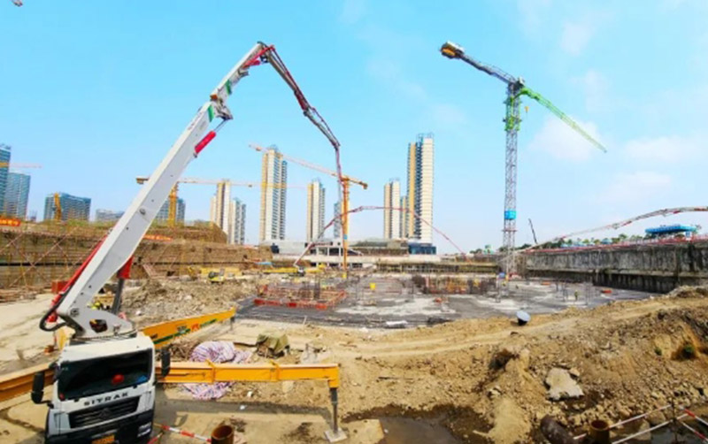 徐工泵車“團(tuán)建”珠海橫琴科學(xué)城！