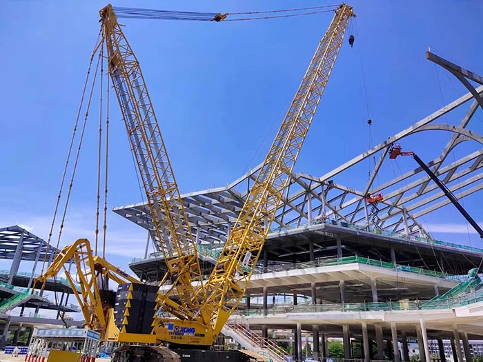 【全球之履】泉州站 XGC400-I——體育館建設(shè)大顯身手！