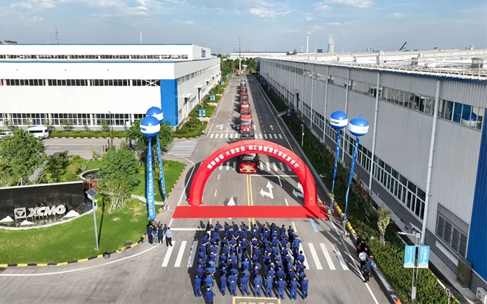 發(fā)車！100+徐工新能源電動叉車盛大交付