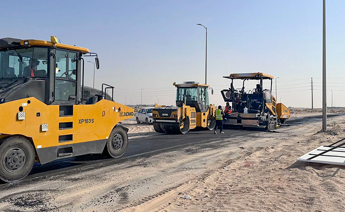 徐工成套化道路設(shè)備助力沙特2030愿景！