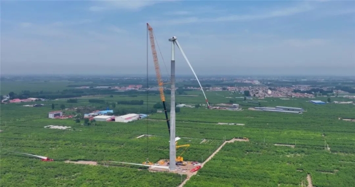 “全球第一吊”再臨燕趙！166米，XCA4000助力華北綠電