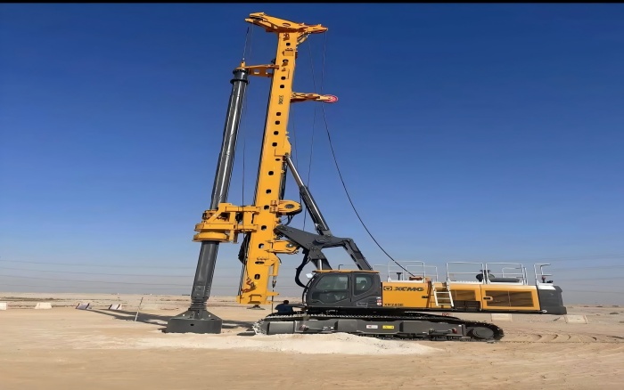 提速中東房建！徐工旋挖鉆機(jī)單日累計(jì)進(jìn)尺200m