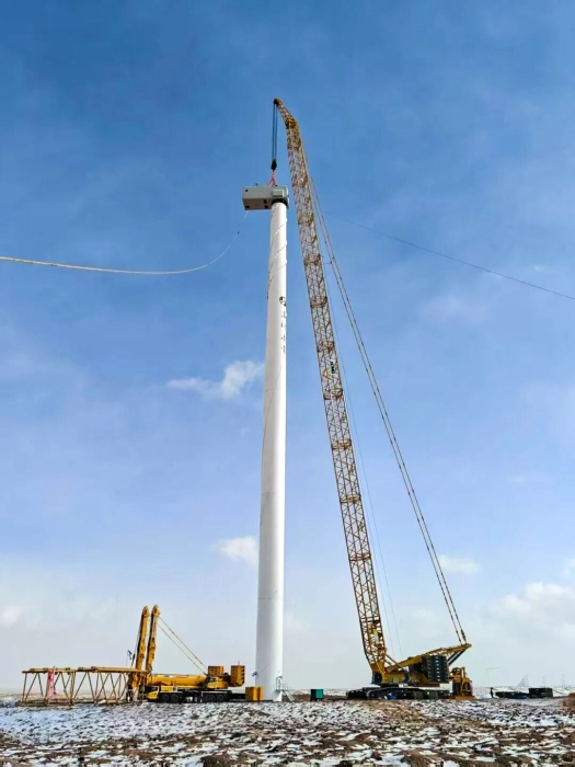 階段任務(wù)圓滿(mǎn)完成！XLC18000M一口氣拿下20臺(tái)風(fēng)機(jī)，為綠色地球加油~