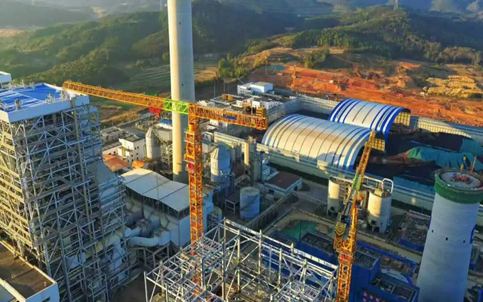 火電建設(shè)首選！徐工雙塔提速國家電投2x1000MW機(jī)組擴(kuò)建