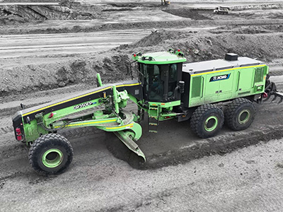 GR350EP純電平地機(jī)：開(kāi)啟礦山綠色施工新篇章
